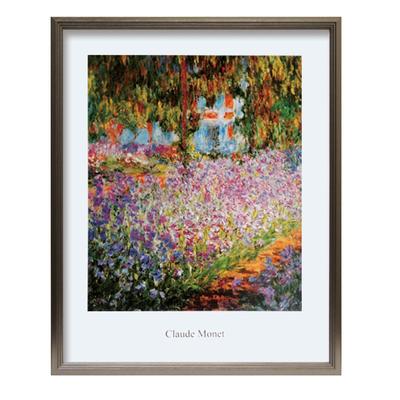 Bikosha Claude Monet Garden At Giverny Wall Panel Art Print ZFA-62367 Japanese Home Decor