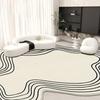 Modern Simple Style Living Room Rugs Non-Slip Carpet For Room Cloakroom Dressing Table Mat Easy Clean Alien Carpets Soft Flannel