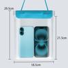 Transparent Waterproof Phone Case Touch Screen Under Mobile Phone Cover With Lanyard Phone Sealed Bag Swimming Diving