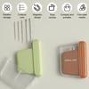 Magnetic Sewing Needle Box with Needle Portable 5 Size Embroidery Needles Magnet Storage Case Home DIY Craft Sewing Accessories