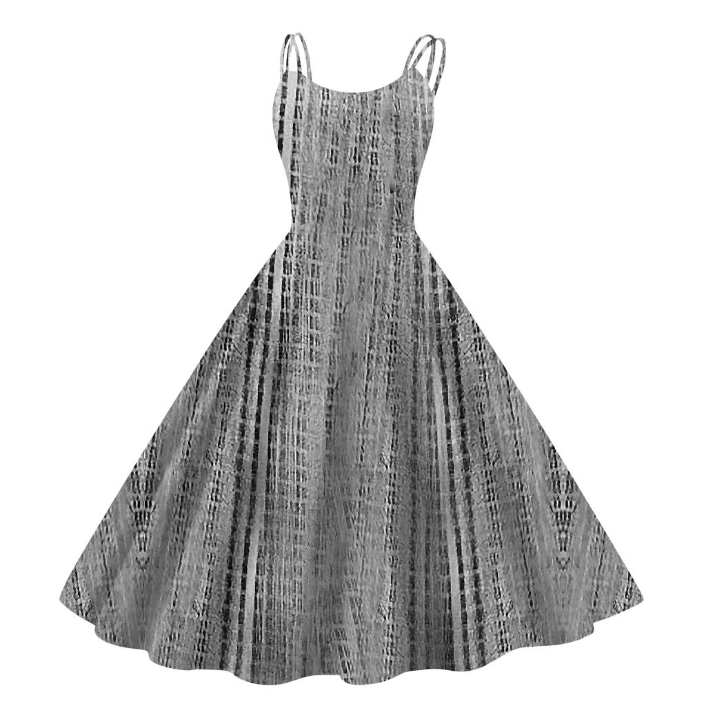 Children's Fashion Casual Sexy Retro Print Off-shoulder Punk Retro Dress