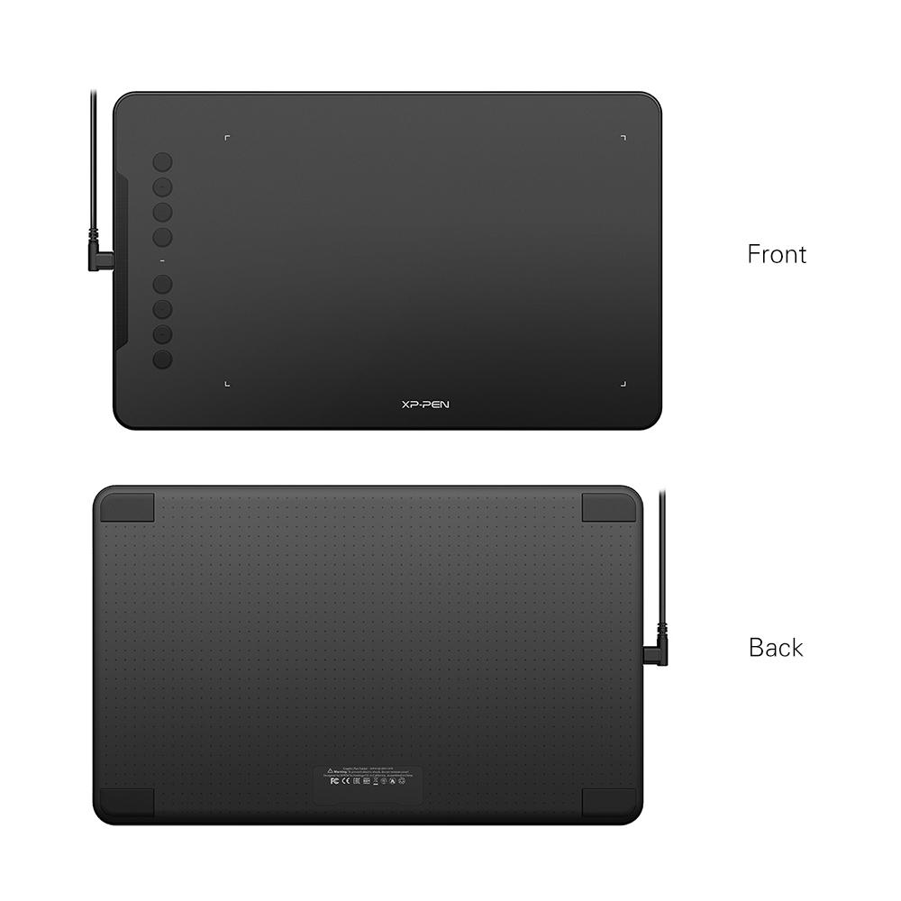 XP Pen Deco 01 Digitales Grafik-Zeichentablett 10 * 6,25 Zoll mit 8192 Stufen Druckempfindlichkeit Batterielos
