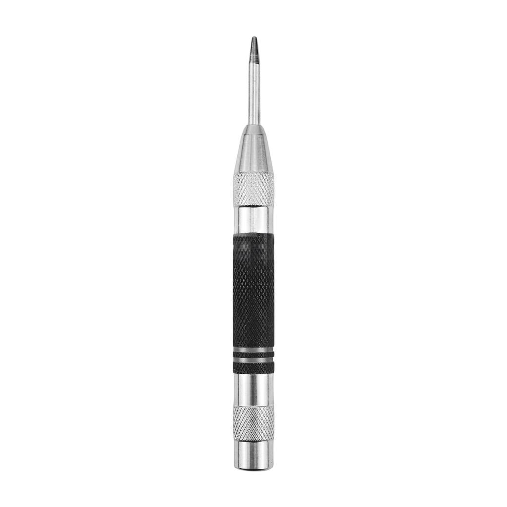 Spring Loaded Center Punch Tool with HSS Steel Tip for Precision Marking and Emergency Escape
