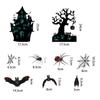 6-Pack Halloween Castle Decoration Wall Sticker Window Sticker Creative Wall Sticker