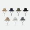 Summer Hats For Men Women Unisex Cowboy Hat Big Brim Fishing Hat Outdoor Fisherman Cap Sunscreen Mountaineering Hiking Sun Hat
