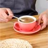 250ml Coffee Cup and Saucer Solid Color Ceramic Mug Milk Tea Cups Afternoon Tea Cup Milk Mugs Water Cups Tea Mug Coffee Mugs