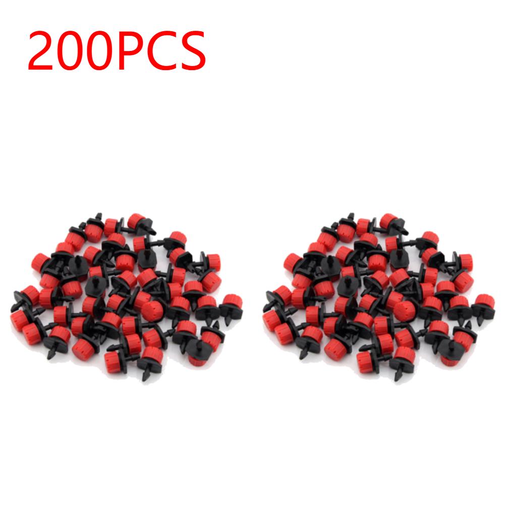 500-100pcs Adjustable Irrigation Drippers Sprinklers Garden Potted Plant Water Dropper Head Watering Irrigation System 8 Holes