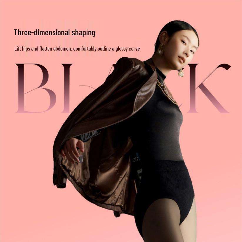 Lanmengdi LA2723/LA2725 Black Silk Plus Size 300g Abdomen Control