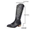 Large Size Knight Boots High Boots Embroidery Knee Boots Western Cowboy Boots Long Boots Women's 0000 New