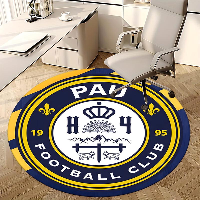 PAU Football Club Crest Chair mat Round Rug-Office carpet,Non-slip, Suitable for Living Rooms, Bedrooms Decor1205062a