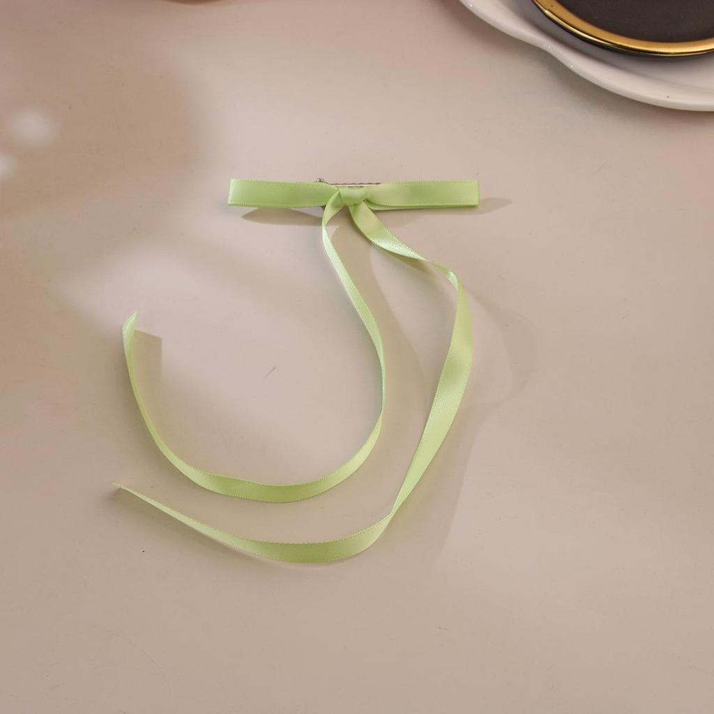 Ballet Style 4cm Bow Duckbill Hair Clip - Sweet Ribbon Hair Accessory