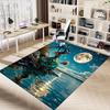 1PC Witchcraft Moonlight Extra Large Non Slip Floor carpet, Office, family, bedroom Large Area Rug Indoor Rugs, Vibrant Colors