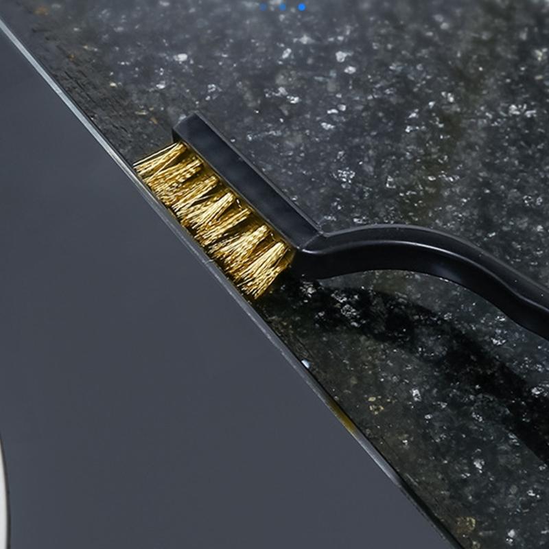 Heavy Duty Copper /Steel Wire Rust Removal Cleaning Brush For Metal Surfaces Ergonomic Handle MultiPurpose Cleaning Tool