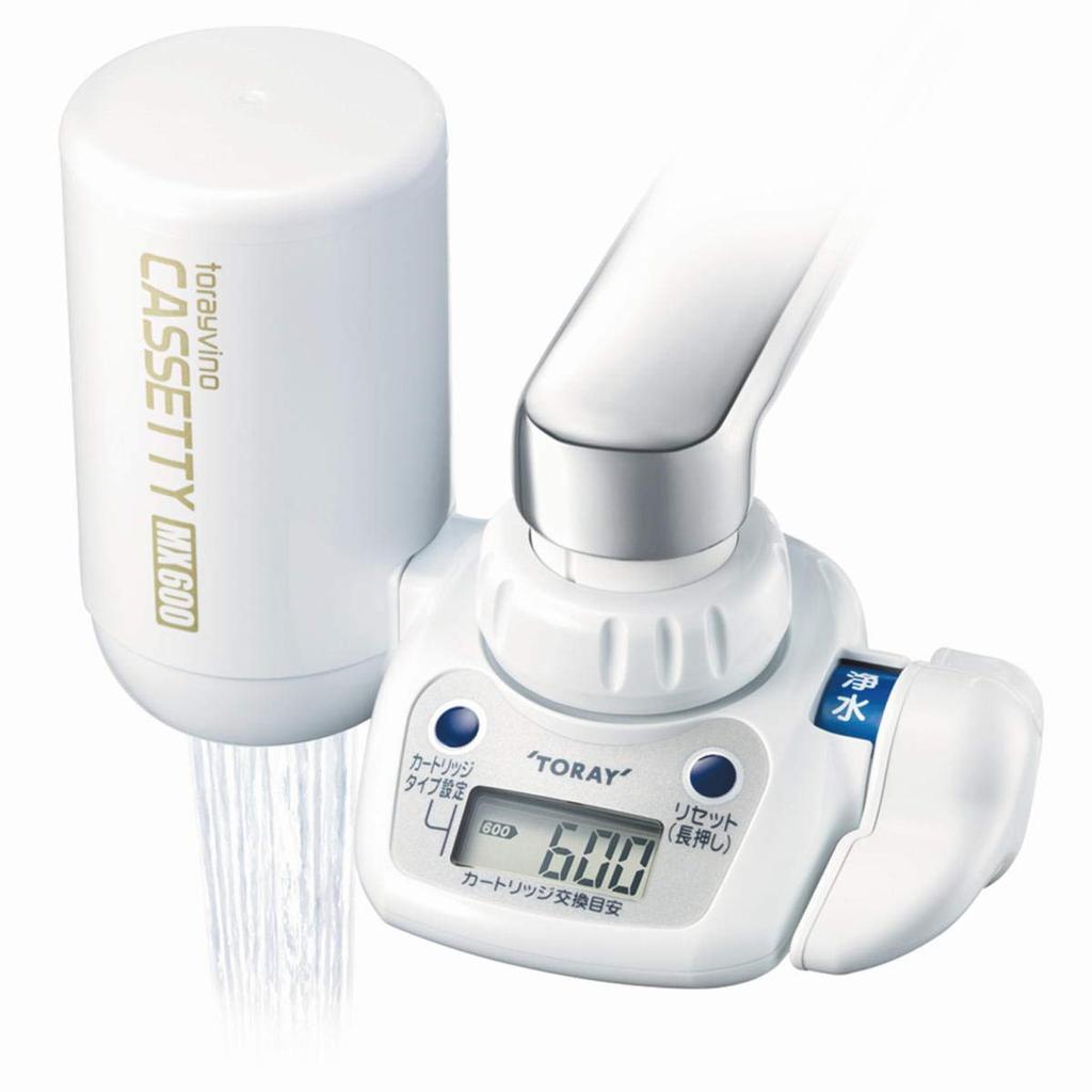 Toray Trevino Cassetti Series Water Purifier, 1 Cartridge Included [MK204MX] White