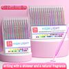 Multicolor Glitter Gel Pens Set 1mm Bullet Tip Sparkling Drawing Pens For School Art Journaling Writing Drawing