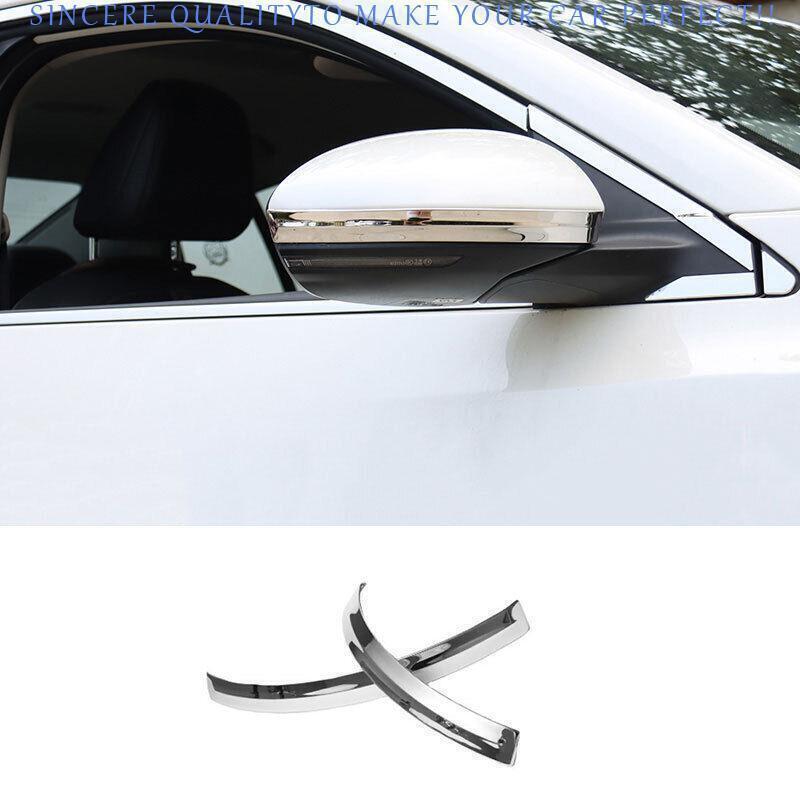 For Nissan Sentra 2020-2024 Chrome Rear View Mirror Strip Molding Cover Trim 2pc