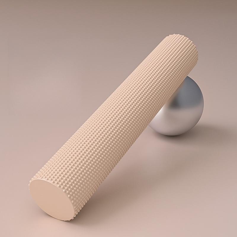 Massivt skumflytande rulle, Elastisk stretchavslappnings träningsstång, Yogastång, Funktionell muskelavslappningsrulle, Pilates