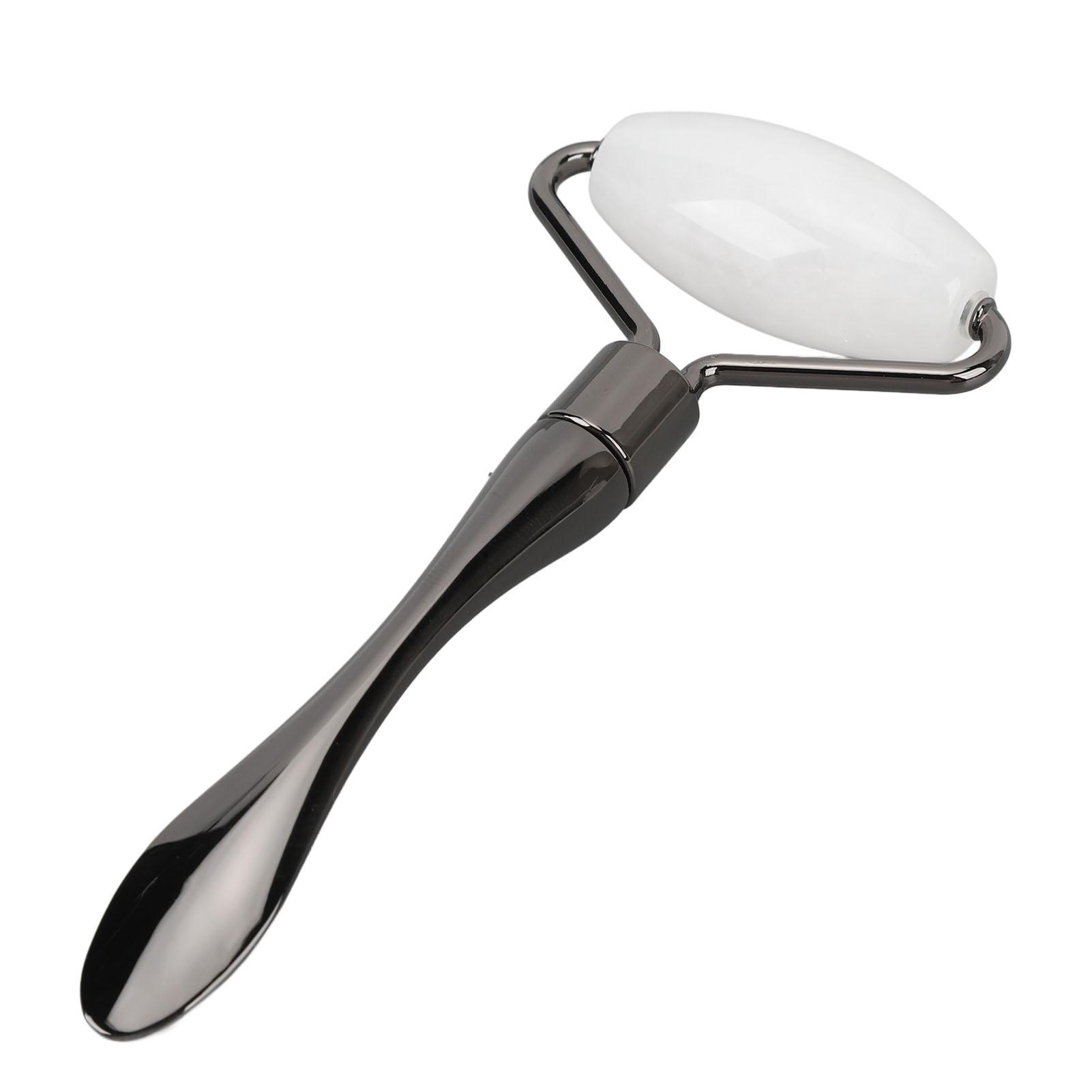 

Аппликатор для крема для глаз, роликовый массажер для лица из нефрита, цинковый сплав, ложка для крема для ежедневного ухода за кожей