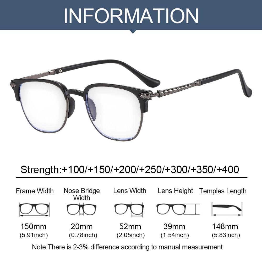 Eye Protection Anti-Blue Light Reading Glasses Ultralight Optical Spectacle Eyeglass  Men Women