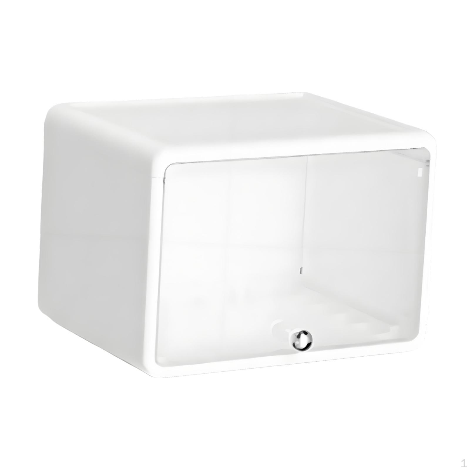 

Desktop Storage Box Stationery Container Sturdy Portable Lidded Office Organizer for