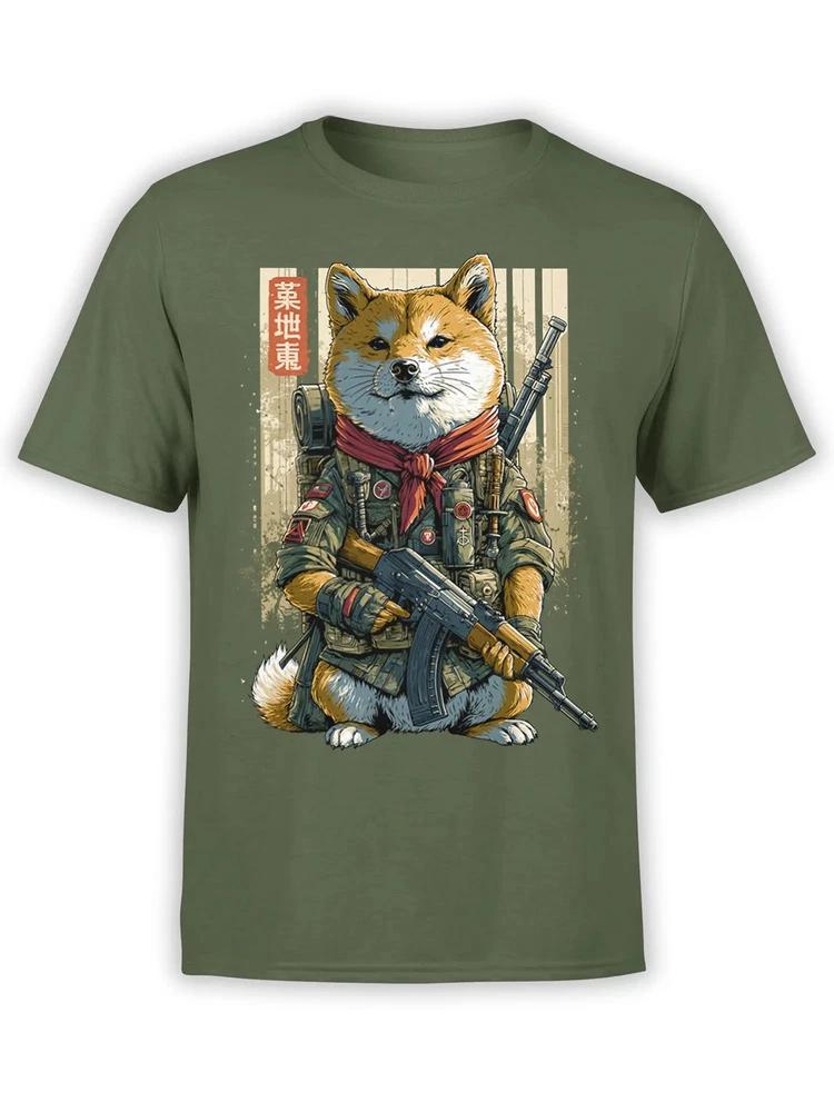 Battle Pup Shiba Inu Tshirt Unisex S