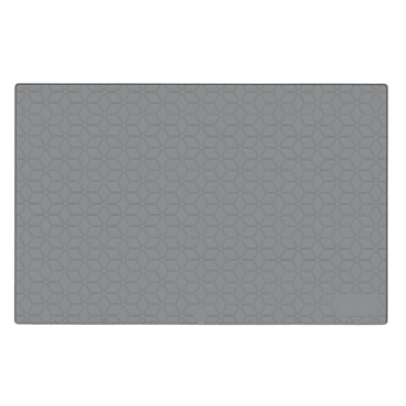 

Durable Rubber Drawer Liner Slip Resistant Kitchen Cabinet Mat For Utensils Storage And Fast Drying 71.1cmx56cm серый