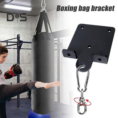 Závěs na těžký boxovací pytel Nástěnný hák Nerezový Silný Nosný otočný o 360 stupňů Sada háku pro montáž na stěnu a strop pro montáž na dřevěný trám