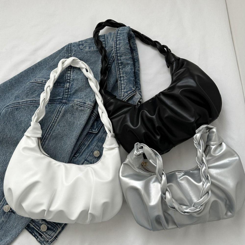 Korean Style Cloud Shoulder Bag Sweet Handbag Casual Underarm Bag  Girls