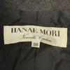 USED/Made In Japan HANAE MORI Jacket Shoulder Pad 38 Women Dark Gray Formal