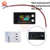 DC 8V-111V Battery Capacity Indicator LCD Digital Electricity Meter Lead-acid Lithium LiFe PO1 Voltage Tester for Car Motorcycle