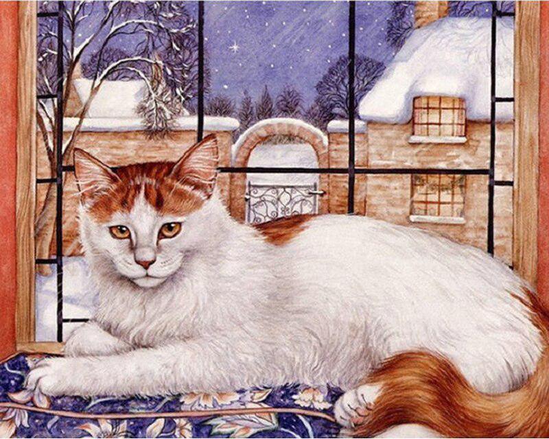 

Полный квадратный круглый алмаз картина кошка и подсолнух ремесленная Алмазная вышивка животных Алмазная мозаика американский флаг подарок ручной работы Full Square 20X30CM светло-синий