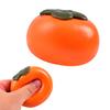 Simulation Persimmon Squeeze Toy Slow Rising Stress Relief Realistic Persimmon Squeeze Toy Soft Stretchy Fake Fruit Decompression Toy