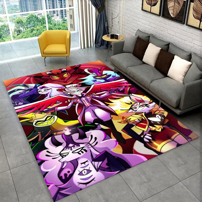 

3D Cartoon H-Hazbin Hotel Charlie Carpet Rug for Playroom Bedroom Living Room Sofa Home Decor,kid Area Rug Non-slip Floor Mat 40x60cm