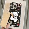 Luxury Soft Leather Phone Case For iPhone 16 Pro Max  Funda iPhone 15 13 11 14 Plus 12 16promax 15promax 13promax Cartoon Covers
