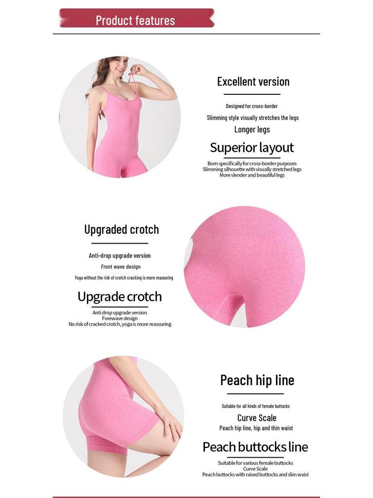 Bezszwowy kombinezon do jogi w stylu kamizelki na cienkich ramiączkach: Seksowne, dopasowane szorty dla kobiet