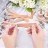 Wooden Candles Wick for DIY Craft Paraffin Candle Jar Making Kit Beeswax Burning Smokeless Wick Candle Core Making Supplies