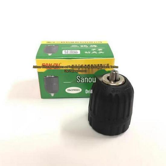 10mm Self-Locking Handheld Electric Drill Chuck, 3/8 Hand-Tight.
