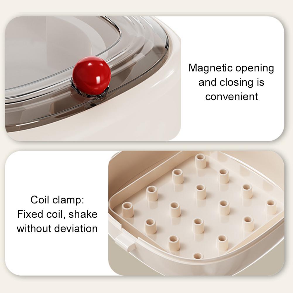 Magnetic Sewing Tool Kit Multifunctional Sewing Thread Needle Threader Scissors Kit Hand Sewing Storage Box for Friend