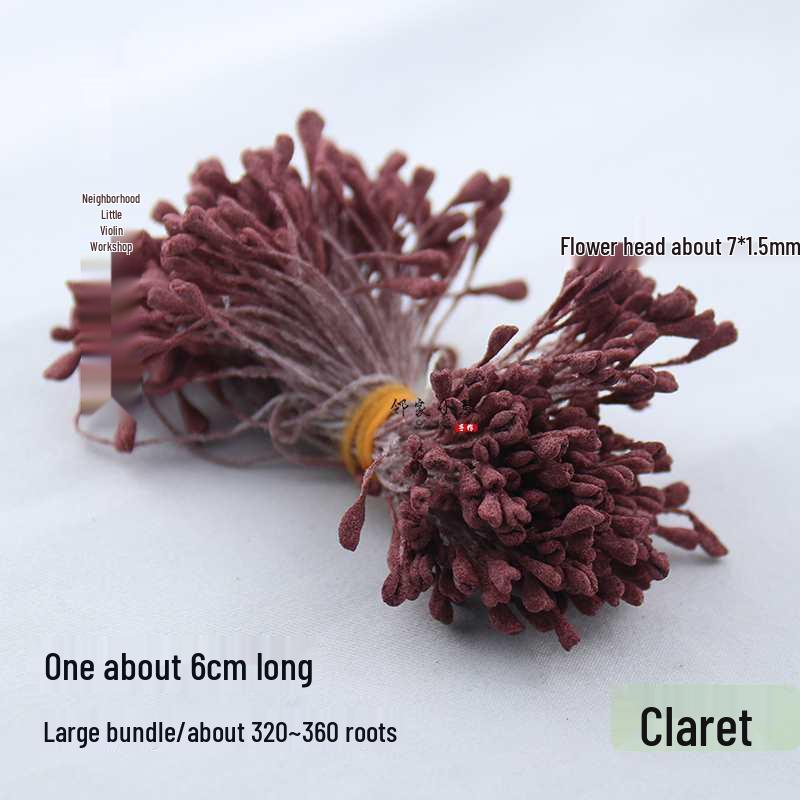 Korean Flat-Head Matte Flower Buds for DIY Hair Accessories
