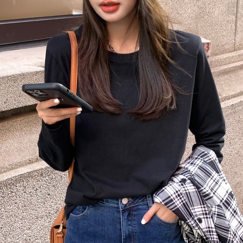 

Heavy Weight 210G Loose Spring and Autumn Winter Long Sleeve T-shirt