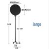 Universal Large Microphone Pop Filter Windscreen for Streaming, Singing, Recording Studio