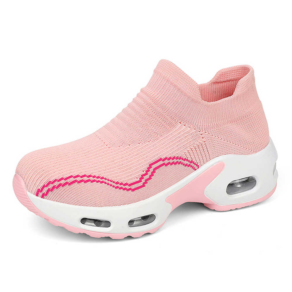 Fashion Mash Round Nose Women Sneakers Ladies Brand Casual Boots White Original Brand Shoes Sport Loafer'lar Krasovki Out Type