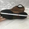 Alfredo Bannister Leather Straight Tip Cap Toe Shoes Size 41 26.0 Brown Dress Shoes(USED)