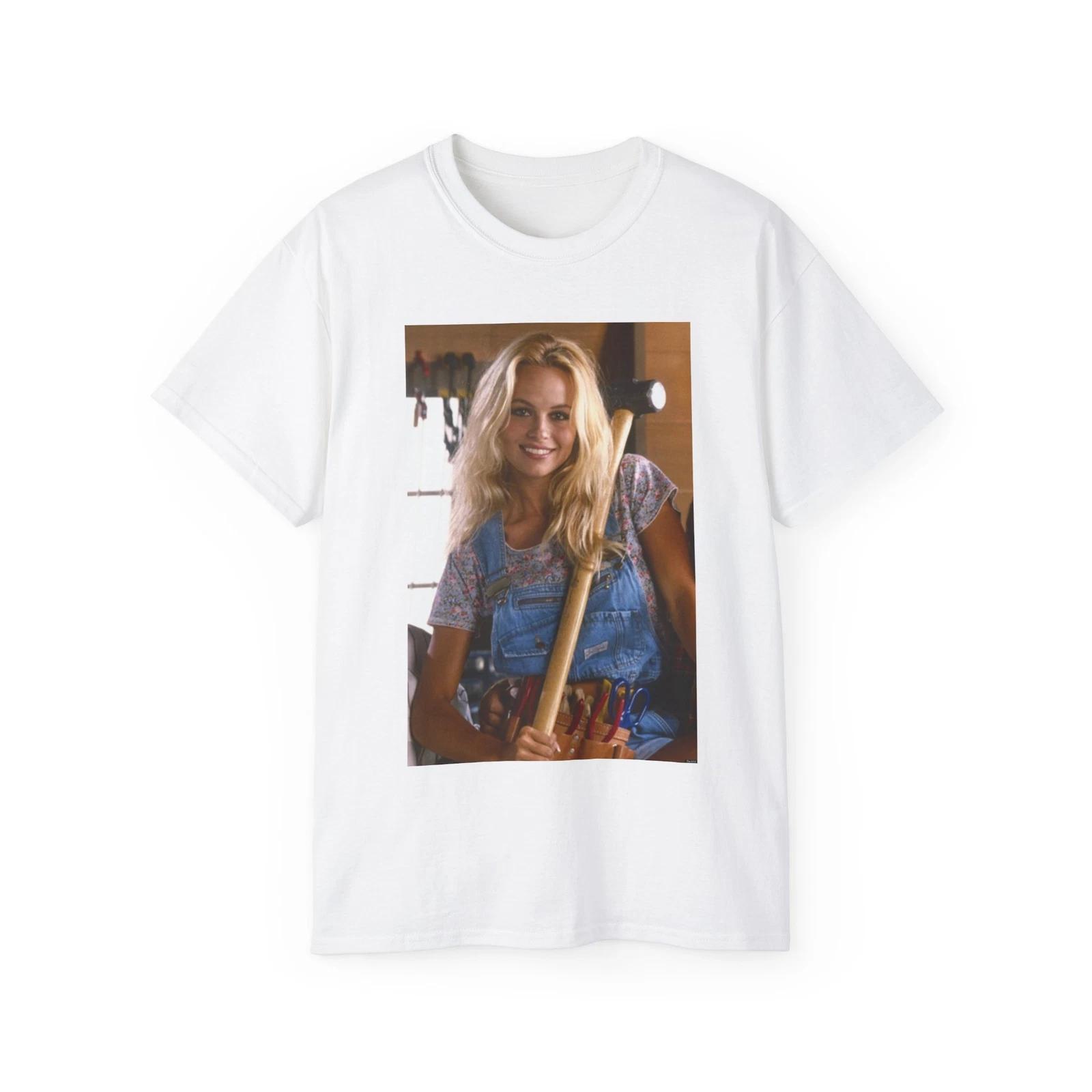 Men s and Women s T-shirts Pam Anderson playboy tool time 90s vintage Unisex Ultra Cotton Tee XXL