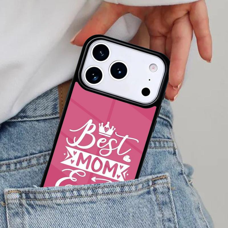 Best Mum Ever Gift Love Phone Case for iPhone 16e 15 14 13 12 17 Pro Max Plus Air 17pro Cover Coque