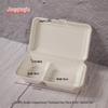 Jingqingfu Degradable Double Compartment Disposable Lunch Box