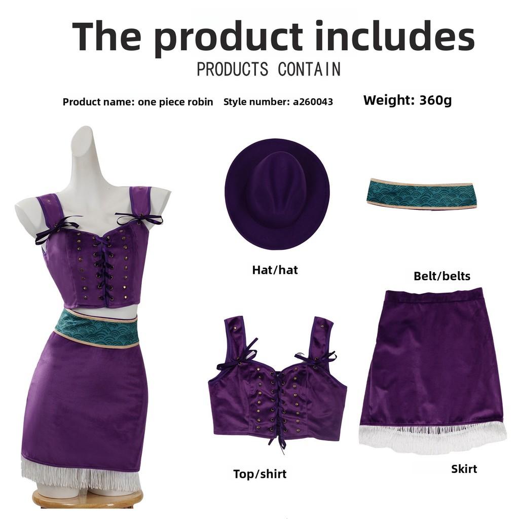 One Piece Cosplay Costume Nicole Robin Loungewear For Anime Role Play S