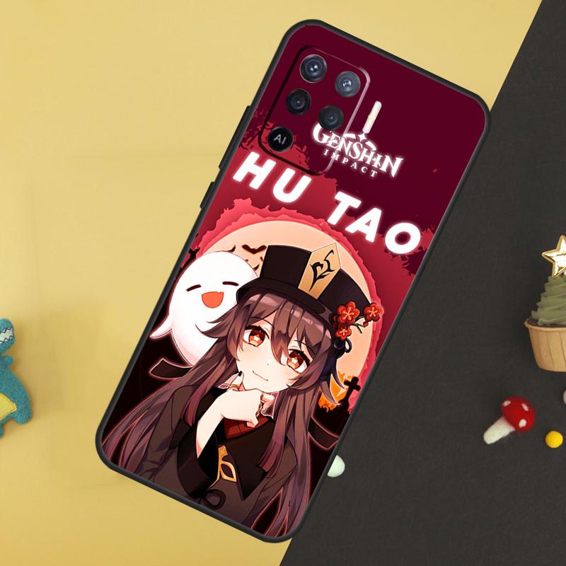 Hu Tao Genshin Impact Case For Oppo A80 A60 A40 A54 A74 A94 A18 A38 A58 A78 A98 A96 A76 A16 A15 A17 A57 A5 A6 Pro