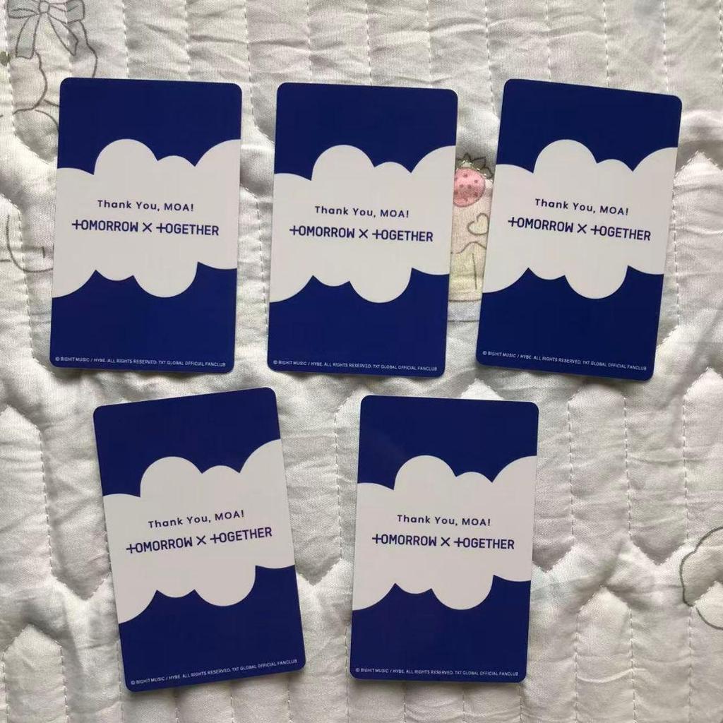 [USED] TXT Happy Together Quiz Winner Bonus: 5 Trading Cards