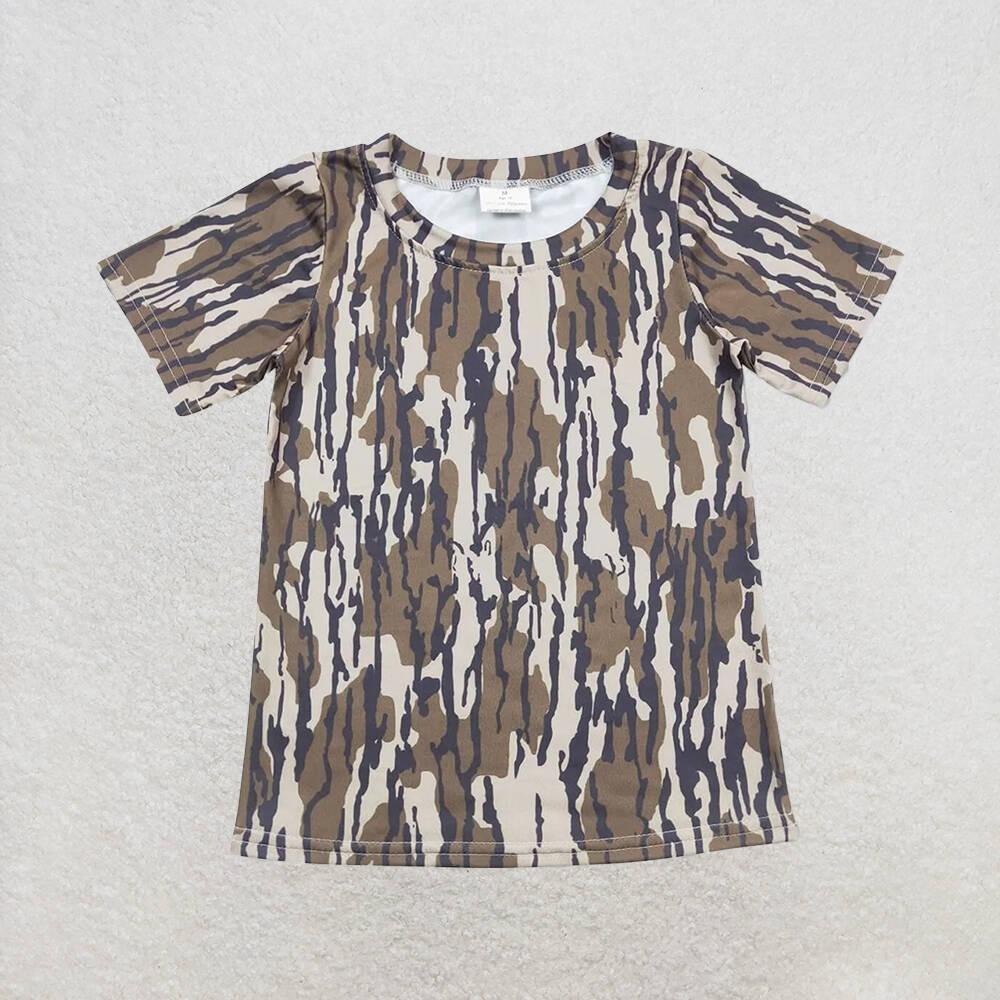 

Baby Boys Camouflage Branch Print Short Sleeve T-Shirt Toddler Casual Tops Kids Clothing 110